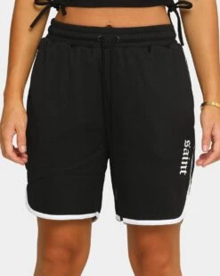 Saint Morta Era Mesh Basketball Short Black/White -Sportswear Women Store 03004935 YB012 womens 0060
