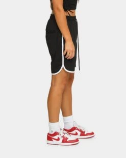 Saint Morta Era Mesh Basketball Short Black/White -Sportswear Women Store 03004935 YB012 womens 0080