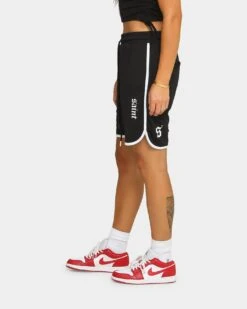 Saint Morta Era Mesh Basketball Short Black/White -Sportswear Women Store 03004935 YB012 womens 0090