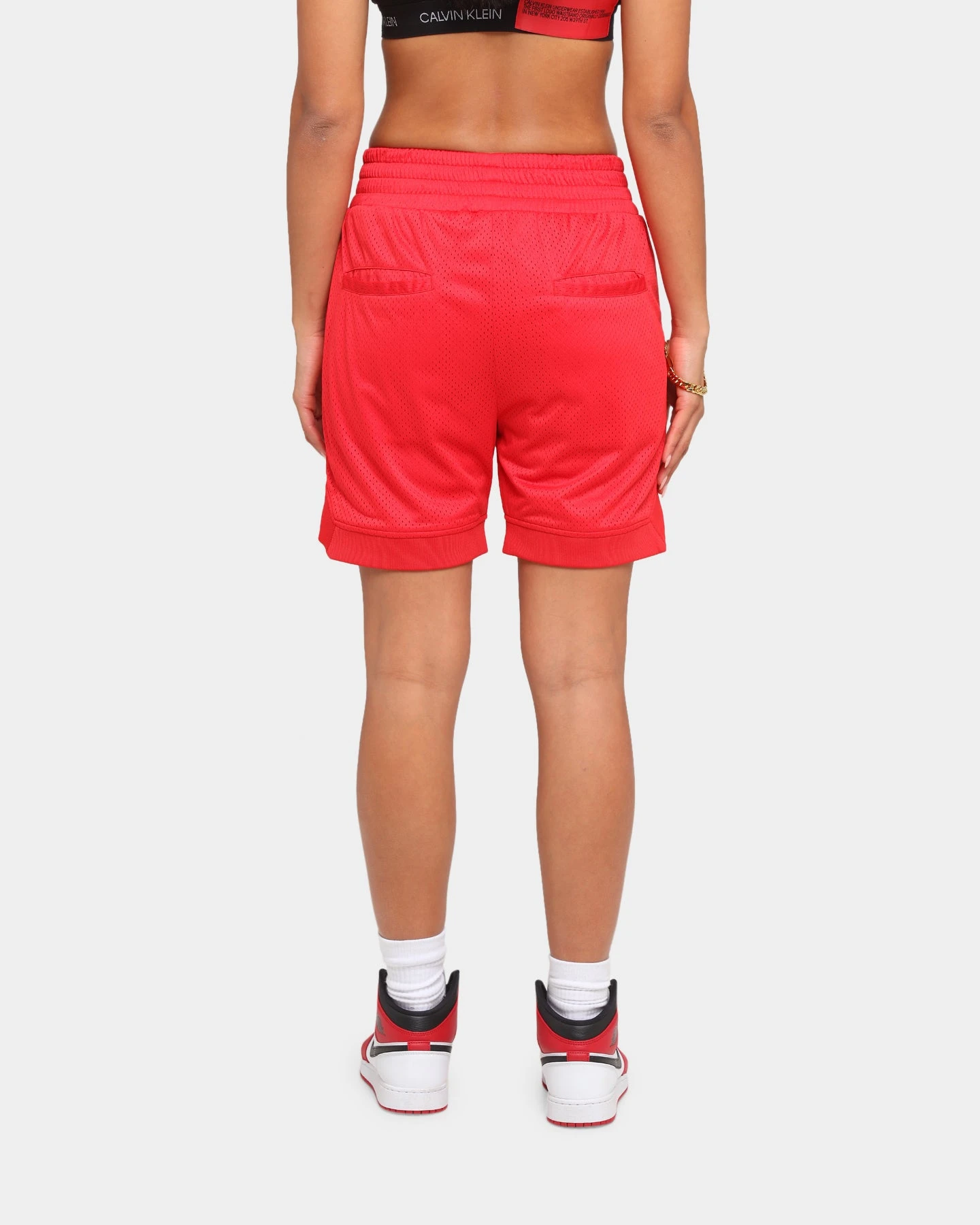 Saint Morta Warrior Basketball Shorts Red 5 Saint Morta Warrior Basketball Shorts Red - Image 3