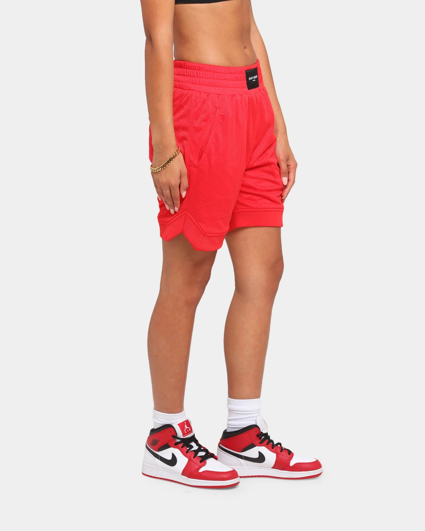 Saint Morta Warrior Basketball Shorts Red 7 Saint Morta Warrior Basketball Shorts Red - Image 5