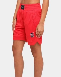 Saint Morta Warrior Basketball Shorts Red 16 Saint Morta Warrior Basketball Shorts Red -Sportswear Women Store 03005160 YR001 womens 0080