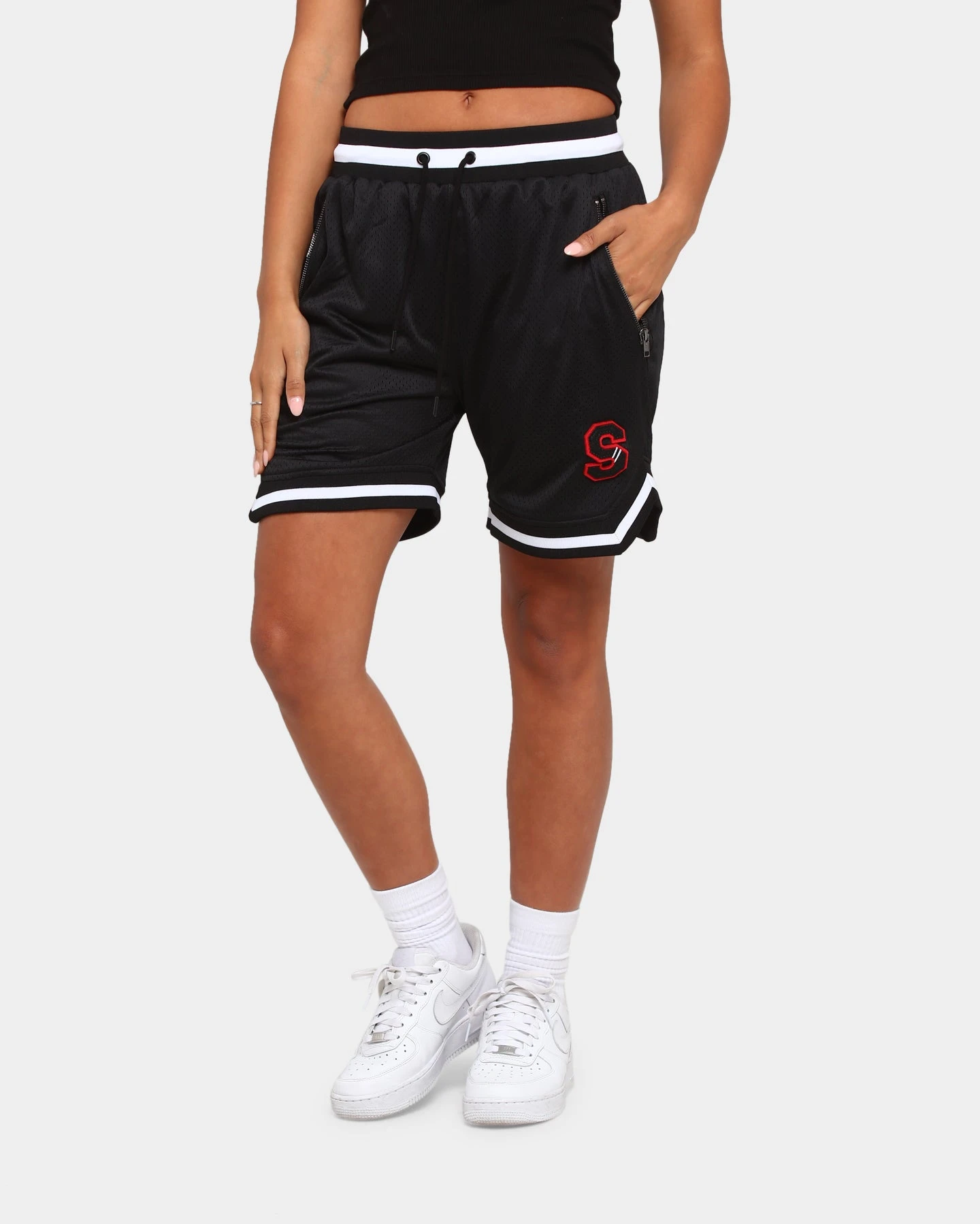 Saint Morta Southside Basketball Shorts Black/White 3 Saint Morta Southside Basketball Shorts Black/White