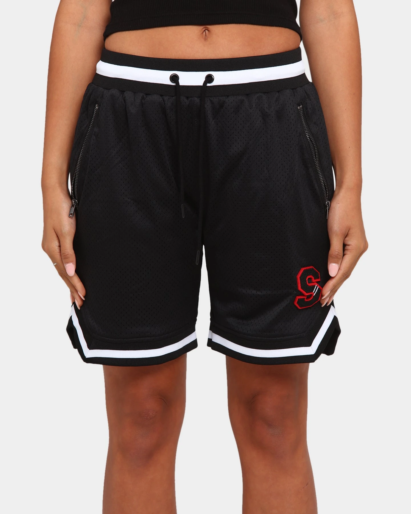 Saint Morta Southside Basketball Shorts Black/White 6 Saint Morta Southside Basketball Shorts Black/White - Image 4