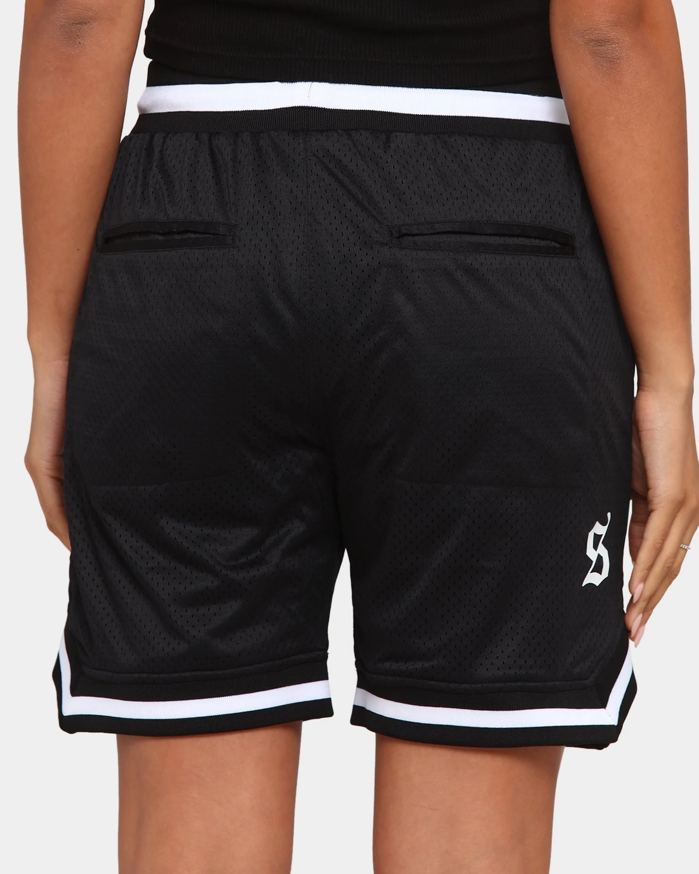 Saint Morta Southside Basketball Shorts Black/White 7 Saint Morta Southside Basketball Shorts Black/White - Image 5