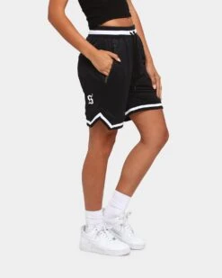 Saint Morta Southside Basketball Shorts Black/White 16 Saint Morta Southside Basketball Shorts Black/White -Sportswear Women Store 03005162 YB012 womens 0080