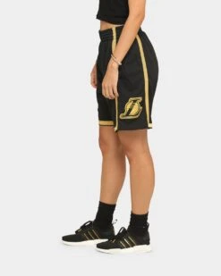 Mitchell & Ness Men's Los Angeles Lakers HWC Swingman Short Black/Gold -Sportswear Women Store 03005327 YB003 womens 0070