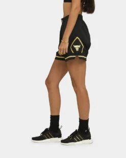 Mitchell & Ness Women's Chicago Bulls Jump Shot Short Black/Gold -Sportswear Women Store 03005413 YB003 womens 0070