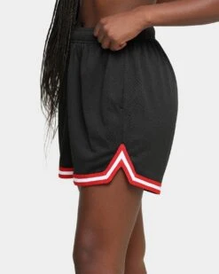 EN EN Women's Jump Basketball Shorts Black/Red/White -Sportswear Women Store 03005710 YB057 womens 0040