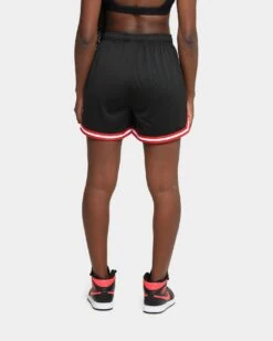 EN EN Women's Jump Basketball Shorts Black/Red/White -Sportswear Women Store 03005710 YB057 womens 0050