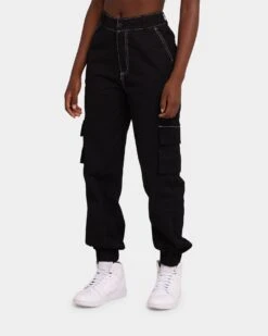 EN.ES Women's Fearless Cargo Pants Black 14 EN.ES Women's Fearless Cargo Pants Black -Sportswear Women Store 03006223 YB001 womens 0010