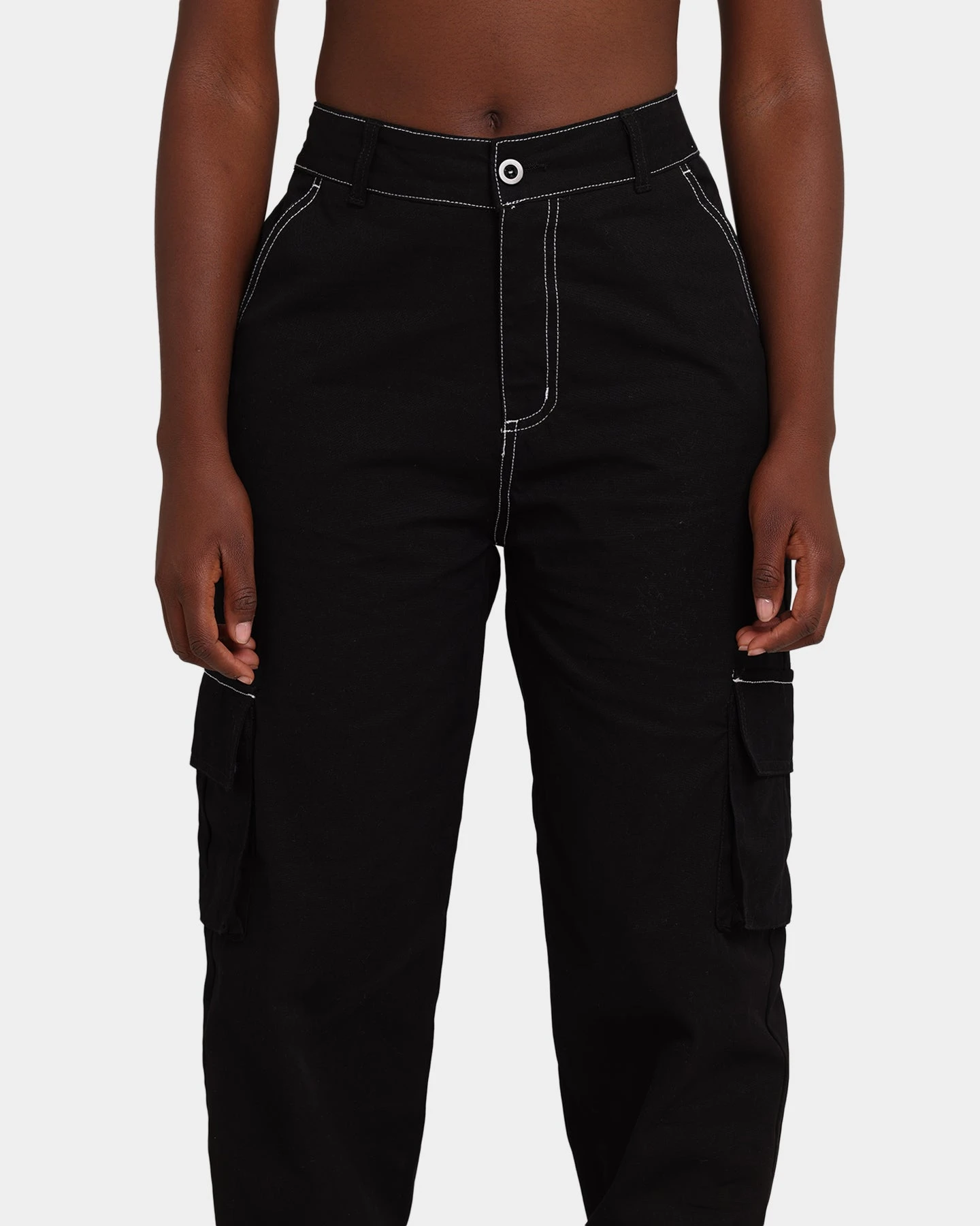 EN.ES Women's Fearless Cargo Pants Black 7 EN.ES Women's Fearless Cargo Pants Black - Image 5