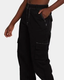 EN.ES Women's Fearless Cargo Pants Black 19 EN.ES Women's Fearless Cargo Pants Black -Sportswear Women Store 03006223 YB001 womens 0070