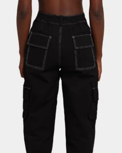 EN.ES Women's Fearless Cargo Pants Black 20 EN.ES Women's Fearless Cargo Pants Black -Sportswear Women Store 03006223 YB001 womens 0080