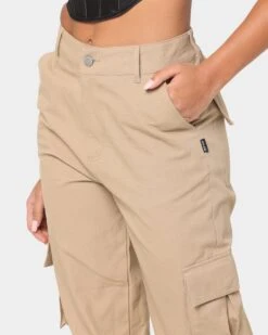 EN ES Women's Washed Cargo Pants Beige -Sportswear Women Store 03006266 Y1000 womens 0070 e24cf885 85be 4410 a6f7 1d6cb0c6b668