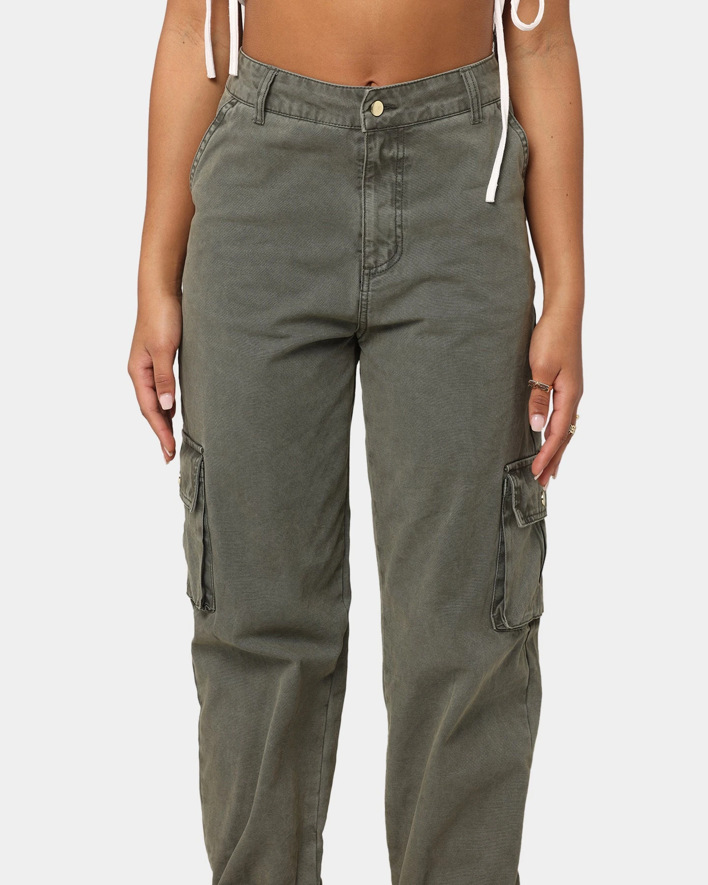 EN.ES Washed Cargo Pants Washed Khaki 9 EN.ES Washed Cargo Pants Washed Khaki - Image 7