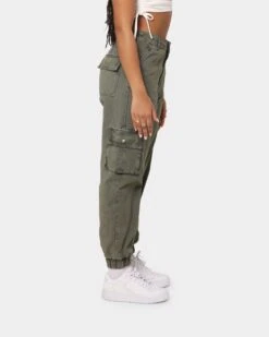 EN.ES Washed Cargo Pants Washed Khaki 22 EN.ES Washed Cargo Pants Washed Khaki -Sportswear Women Store 03006266 YK050 womens 0050