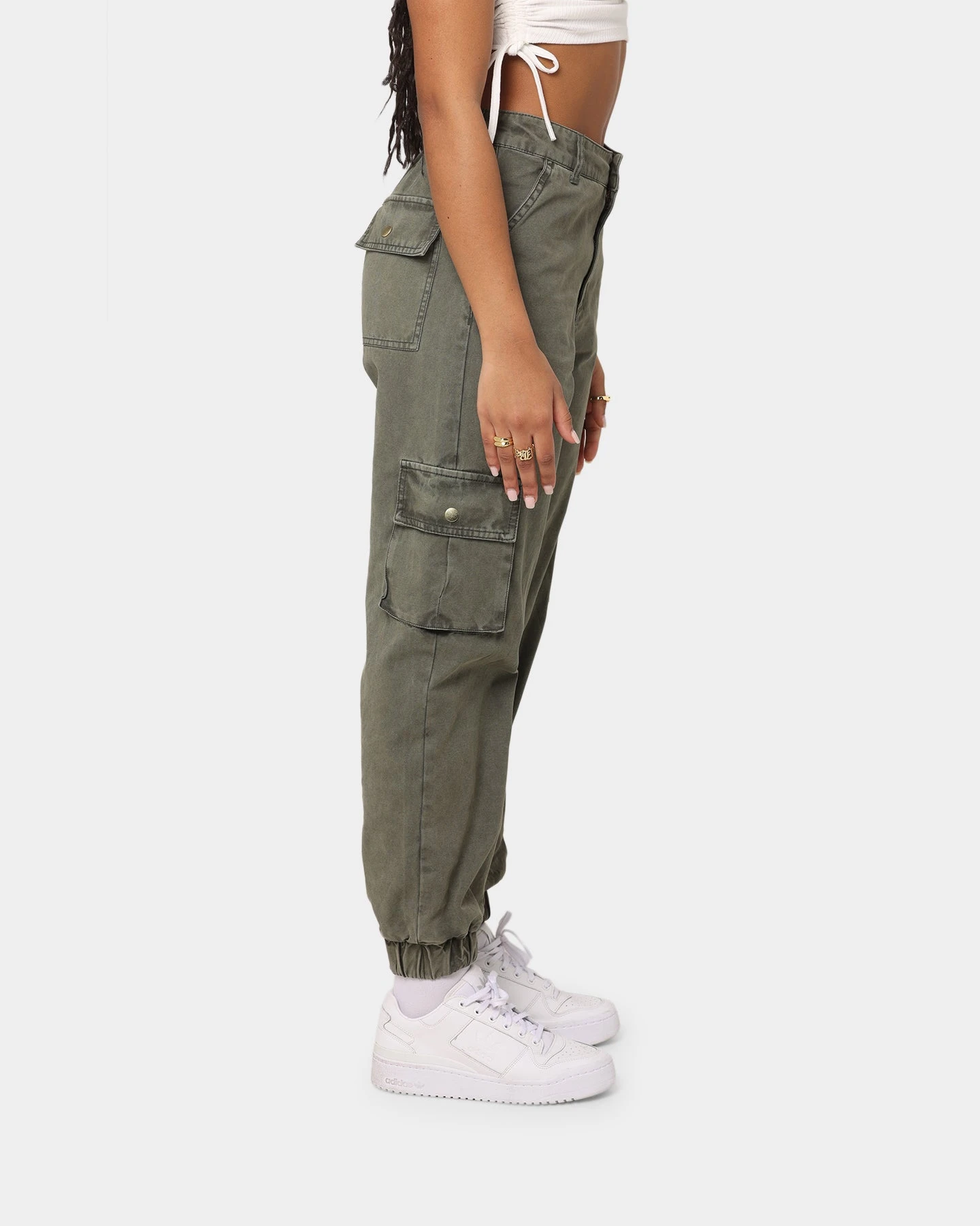 EN.ES Washed Cargo Pants Washed Khaki 10 EN.ES Washed Cargo Pants Washed Khaki - Image 8