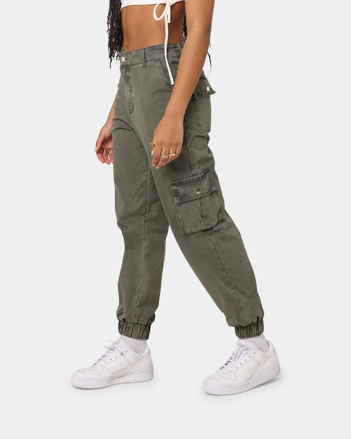 EN.ES Washed Cargo Pants Washed Khaki 11 EN.ES Washed Cargo Pants Washed Khaki - Image 9