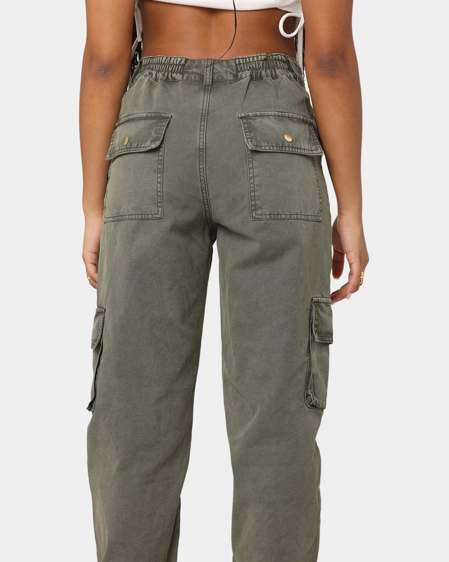 EN.ES Washed Cargo Pants Washed Khaki 13 EN.ES Washed Cargo Pants Washed Khaki - Image 11