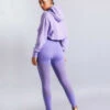 Reebok X Cardi B Women's Mesh High-Rise Tights Purple -Sportswear Women Store 03006345 YP200 womens 001