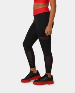 Reebok X Cardi B Women's 7/8 Tights Black -Sportswear Women Store 03006346 YB001 womens 0060
