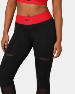 Reebok X Cardi B Women's 7/8 Tights Black -Sportswear Women Store 03006346 YB001 womens 0070