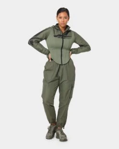 Reebok Women's Cardi B X Reebok Track Pants Hunter Green -Sportswear Women Store 03006366 YG646 womens 0020