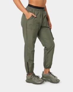 Reebok Women's Cardi B X Reebok Track Pants Hunter Green -Sportswear Women Store 03006366 YG646 womens 0050