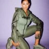 Reebok Women's Cardi B X Reebok Track Pants Hunter Green -Sportswear Women Store 03006366 YG646 womens 009