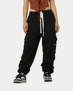 EN ES Cargo Track Pants Black