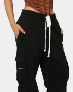 EN ES Cargo Track Pants Black -Sportswear Women Store 03006694 YB001 womens 0070