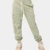 EN ES Cargo Track Pants Green -Sportswear Women Store 03006694 YG600 womens 0010