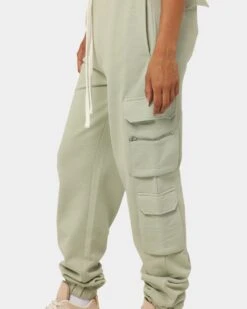 EN ES Cargo Track Pants Green -Sportswear Women Store 03006694 YG600 womens 0090