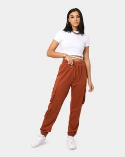XXIII Women's Bella Cargo Trackpant Brown -Sportswear Women Store 03007051 YX300 womens 0020