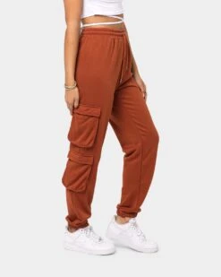 XXIII Women's Bella Cargo Trackpant Brown -Sportswear Women Store 03007051 YX300 womens 0050