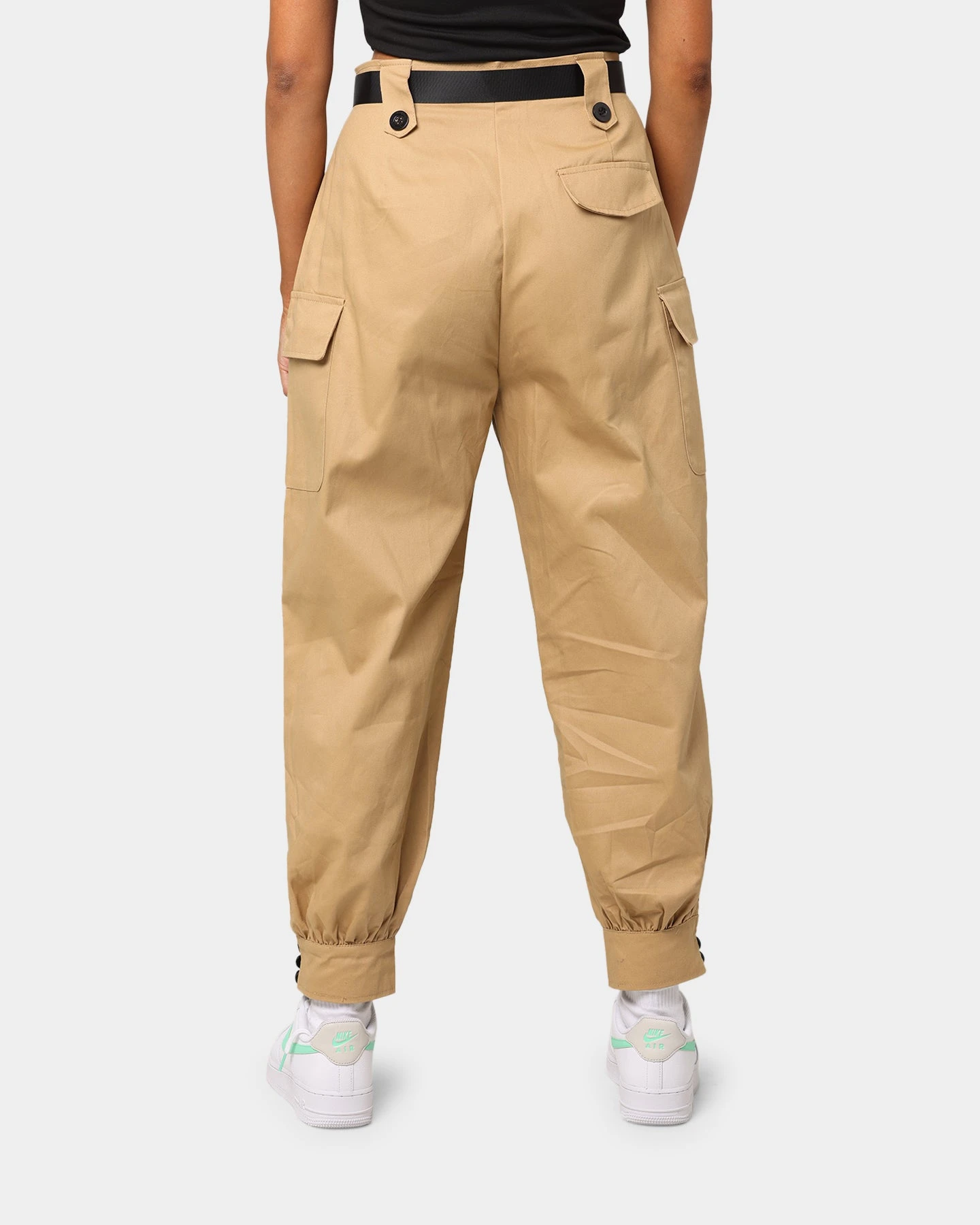 XXIII Women's Phoenix Belt Cargo Pant Tan 6 XXIII Women's Phoenix Belt Cargo Pant Tan - Image 4