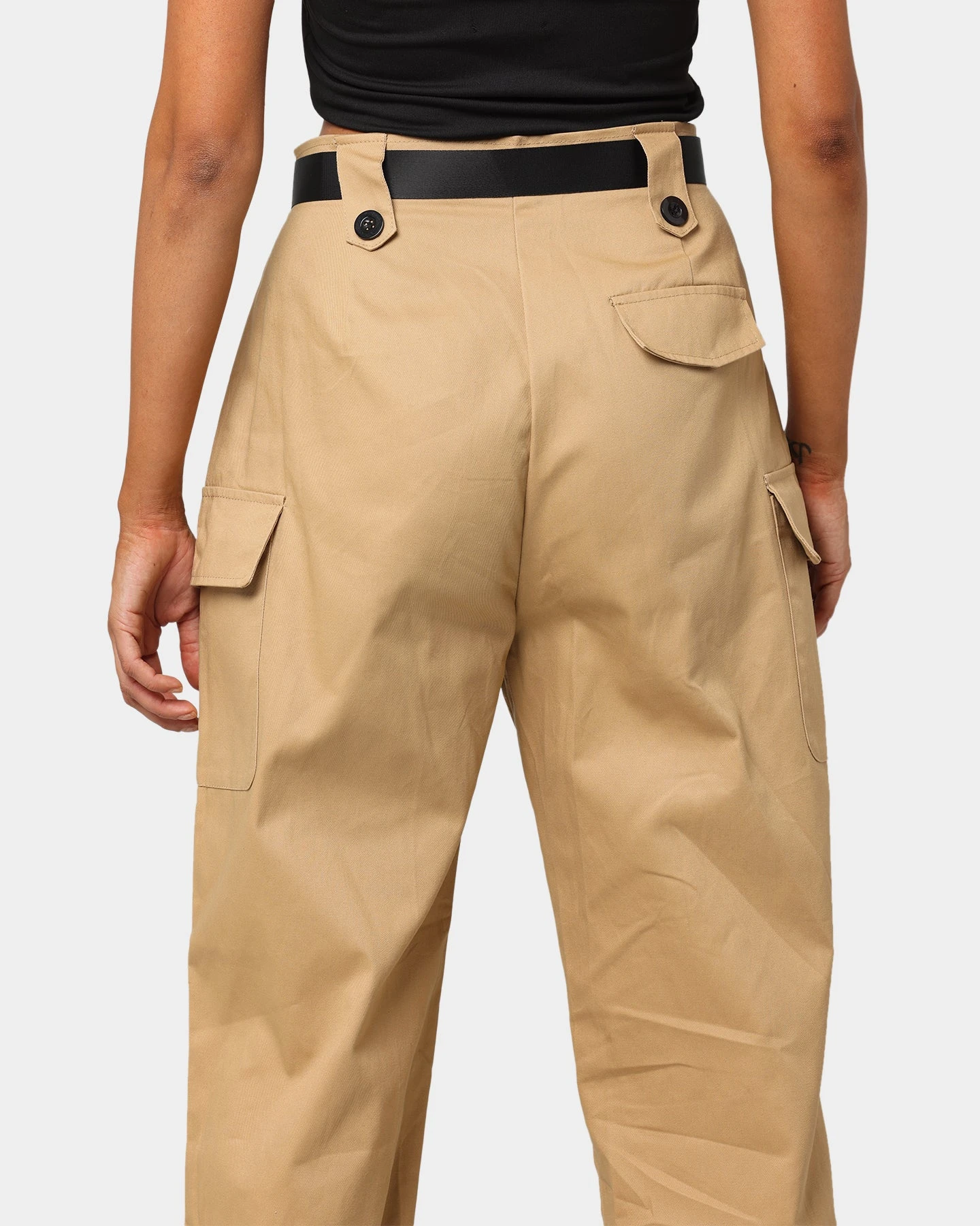 XXIII Women's Phoenix Belt Cargo Pant Tan 10 XXIII Women's Phoenix Belt Cargo Pant Tan - Image 8