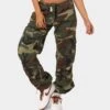 Rothco Women's Vintage Paratrooper Fatigue Cargo Pants Woodland Camo -Sportswear Women Store 03007190 YC040 womens 00010