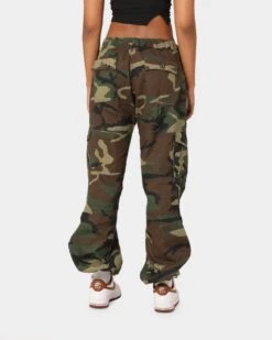 Rothco Women's Vintage Paratrooper Fatigue Cargo Pants Woodland Camo -Sportswear Women Store 03007190 YC040 womens 00040