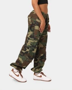 Rothco Women's Vintage Paratrooper Fatigue Cargo Pants Woodland Camo -Sportswear Women Store 03007190 YC040 womens 00050