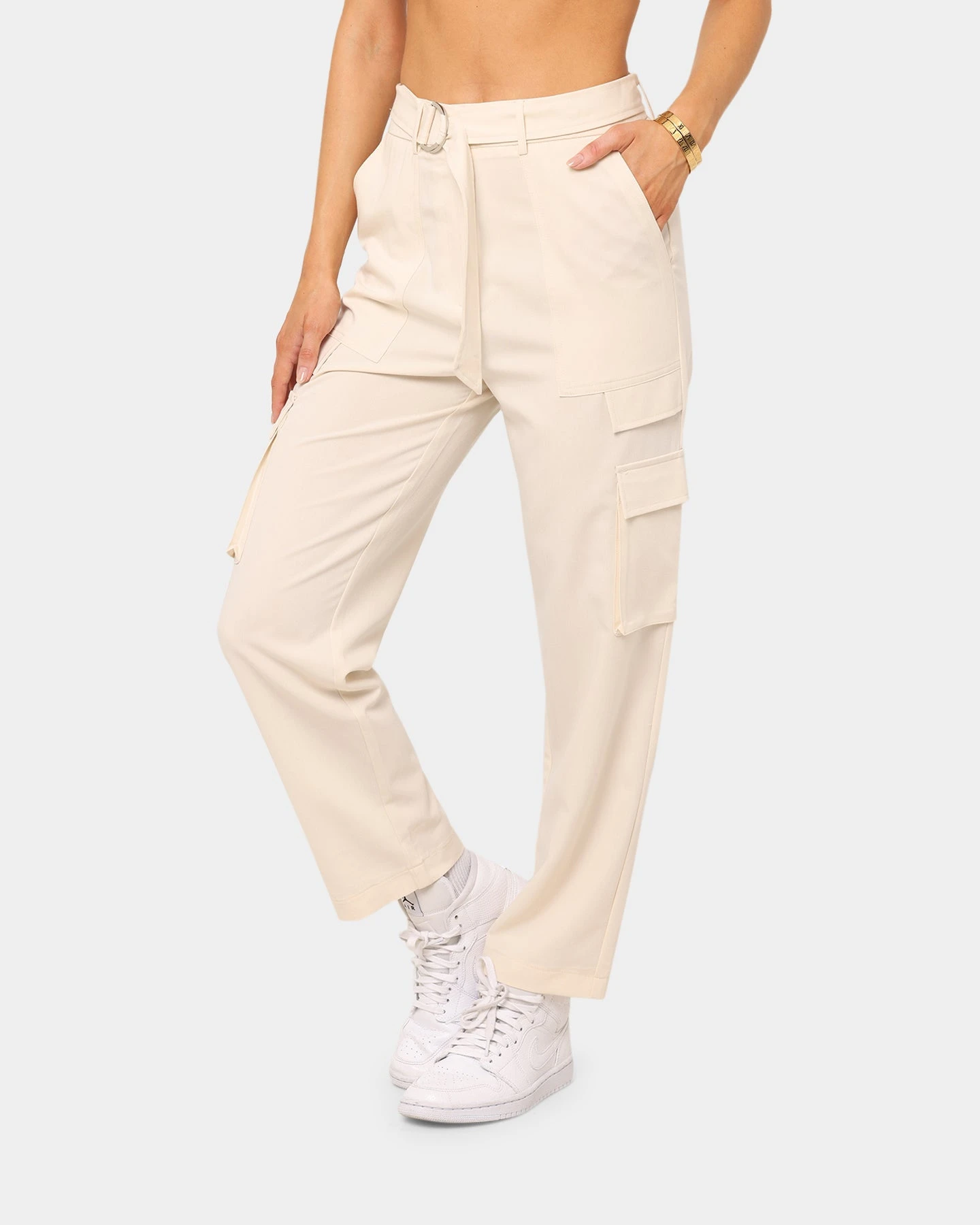 XXIII Women's Mae Cargo Pant Cream 3 XXIII Women's Mae Cargo Pant Cream
