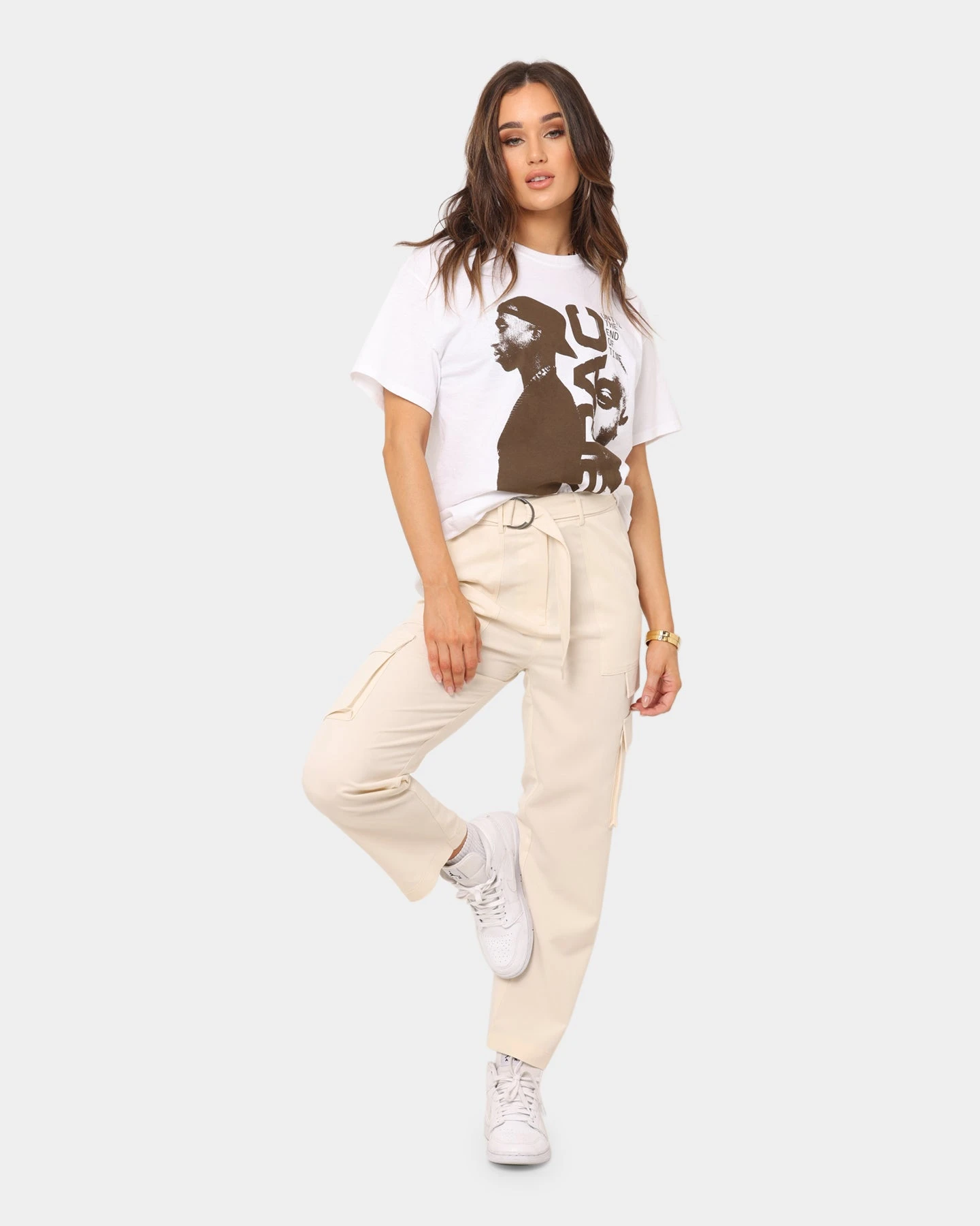 XXIII Women's Mae Cargo Pant Cream 4 XXIII Women's Mae Cargo Pant Cream - Image 2