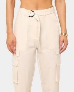 XXIII Women's Mae Cargo Pant Cream 12 XXIII Women's Mae Cargo Pant Cream -Sportswear Women Store 03007199 YC600 womens 0030