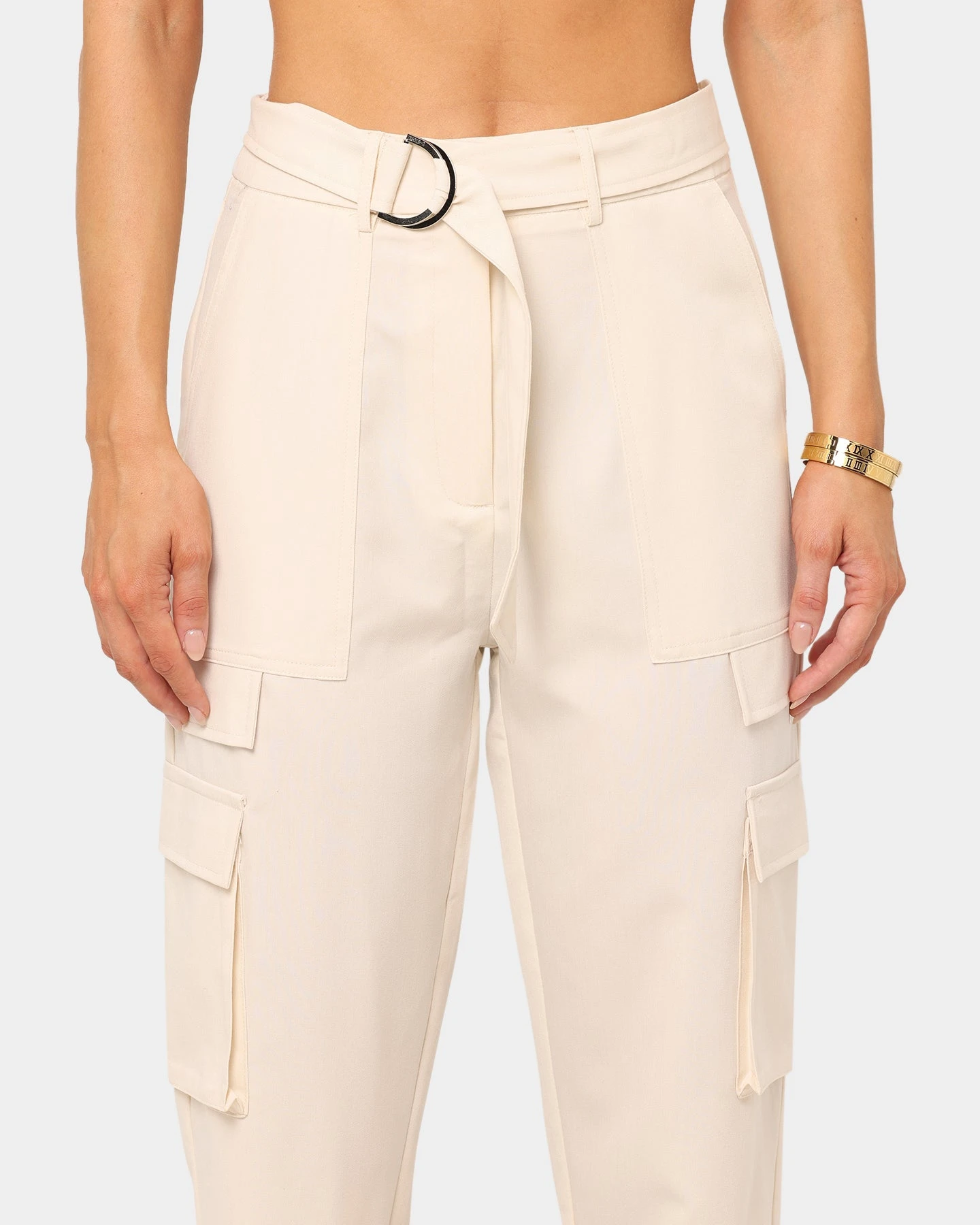 XXIII Women's Mae Cargo Pant Cream 5 XXIII Women's Mae Cargo Pant Cream - Image 3