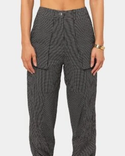 XXIII Women's Vera Plaid Cargo Pants Navy -Sportswear Women Store 03007201 YN200 womens 0030