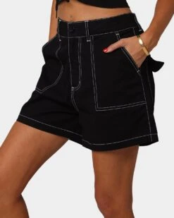 EN ES Women's Fearless Cargo Short Black -Sportswear Women Store 03007215 YB001 womens 0070