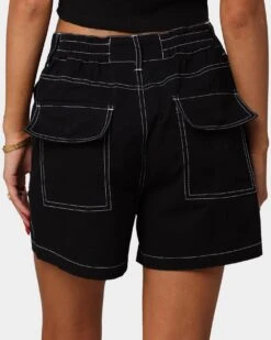 EN ES Women's Fearless Cargo Short Black -Sportswear Women Store 03007215 YB001 womens 0080