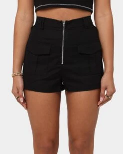 XXIII Women's Cargo Short Black -Sportswear Women Store 03007234 YB001 womens 0070
