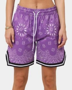 XXIII Mike Paisley Basketball Shorts Purple 12 XXIII Mike Paisley Basketball Shorts Purple -Sportswear Women Store 03007341 YP200 womens 030